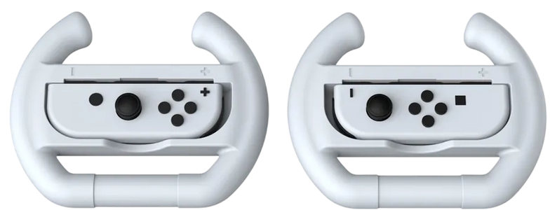 DOBE TNS-852 Handle Steering Wheel for Switch OLED Joy-Con - White  for sale in Egypt from Games2Egypt