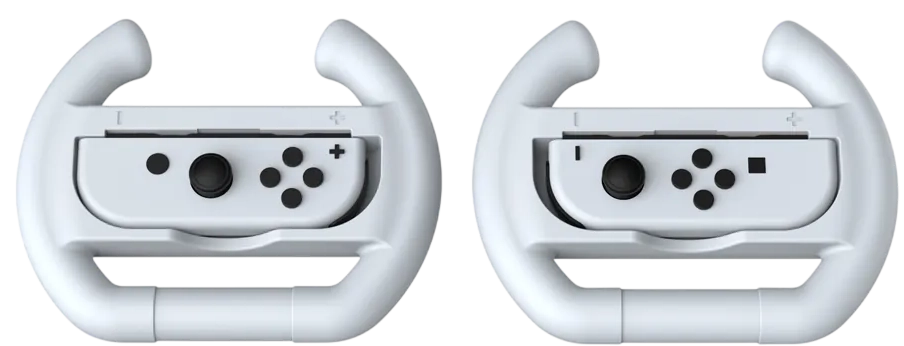DOBE TNS-852 Handle Steering Wheel for Switch OLED Joy-Con - White  for sale in Egypt from Games2Egypt