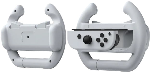 DOBE TNS-852 Handle Steering Wheel for Switch OLED Joy-Con - White  for sale in Egypt from Games2Egypt