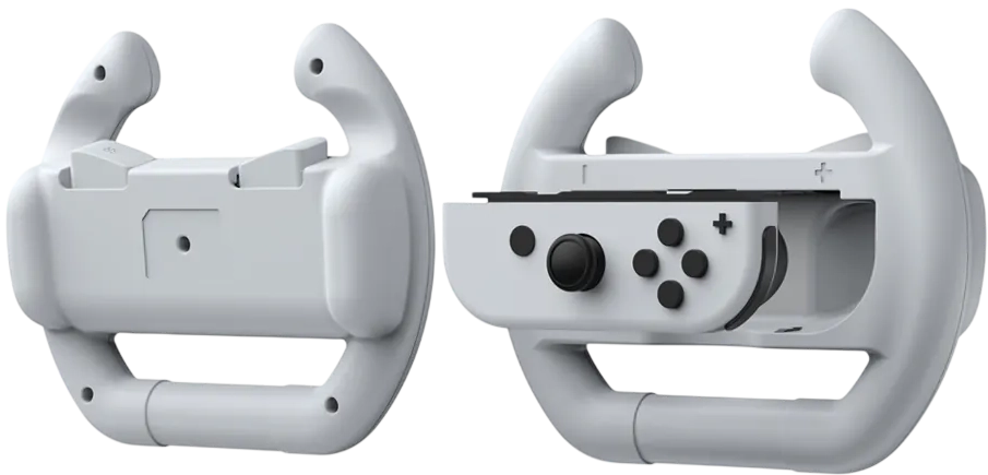DOBE TNS-852 Handle Steering Wheel for Switch OLED Joy-Con - White  for sale in Egypt from Games2Egypt