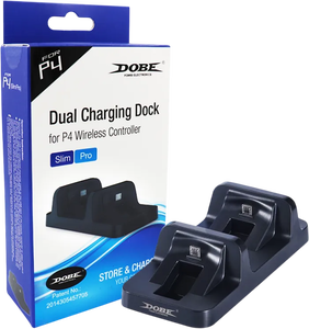 Dobe TP4-002 PS4 Dual Charging Dock for PS4 Controller -  for sale in Egypt from Games2Egypt