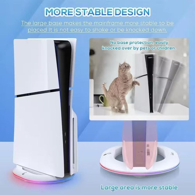 iPega PG-P5S035 Vertical Stand with RGB for PS5 Slim & Pro  for sale in Egypt from Games2Egypt