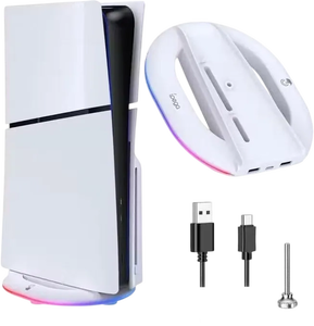 iPega PG-P5S035 Vertical Stand with RGB for PS5 Slim & Pro -  for sale in Egypt from Games2Egypt