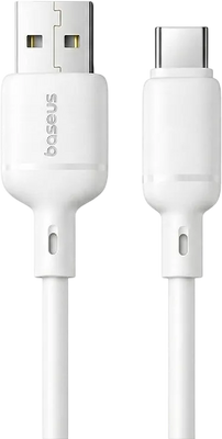 Baseus Silky USB-A to USB-C Cable 3A - 1M - White