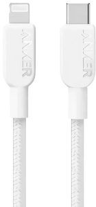 Anker A81A5 Type-C to Lightning Cable - 1M - White -  for sale in Egypt from Games2Egypt