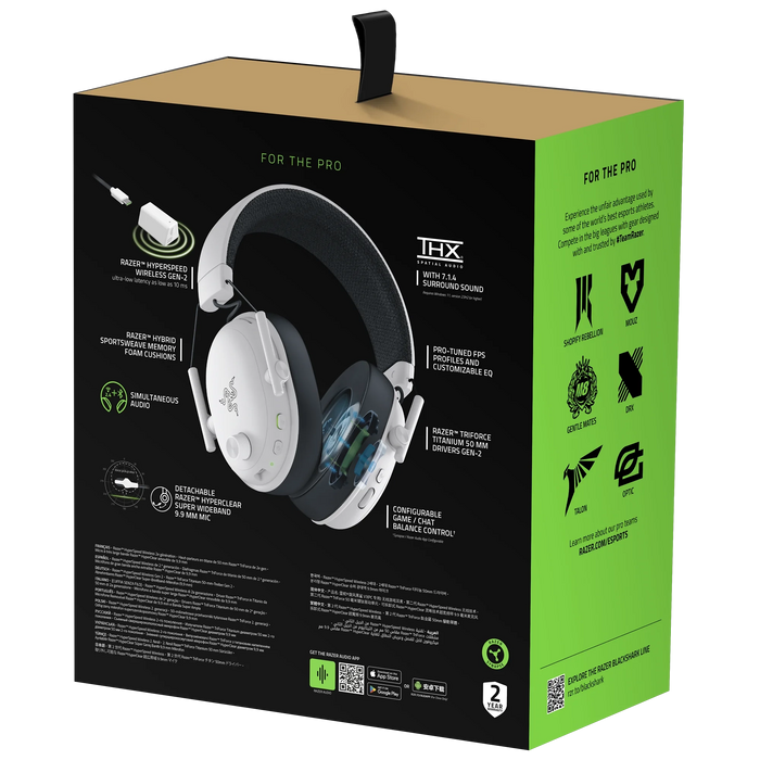 Razer BlackShark V3 Wireless Esports Gaming Headset - White  for sale in Egypt from Games2Egypt