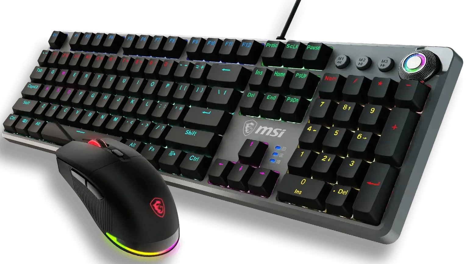 MSI FORGE GK310 Combo Mechanical Wired Gaming Keyboard Red Switch - Black – image 3