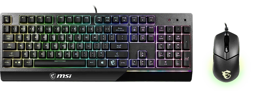 إم إس آي فيجور GK30 كومبو RGB تخطيط عربي - أسود