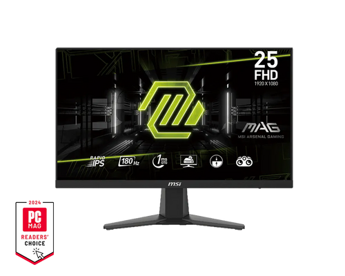 MSI MAG 256F – 24.5" FHD 180Hz Rapid IPS Gaming Monitor