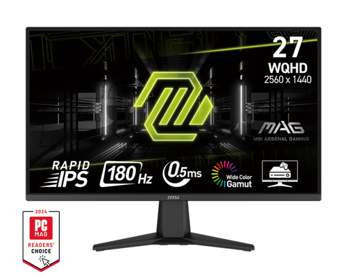 MSI MAG 275QF – 27" WQHD 180Hz Rapid IPS Gaming Monitor
