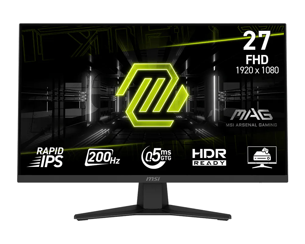 MSI MAG 274F – 27" FHD 200Hz Rapid IPS Gaming Monitor