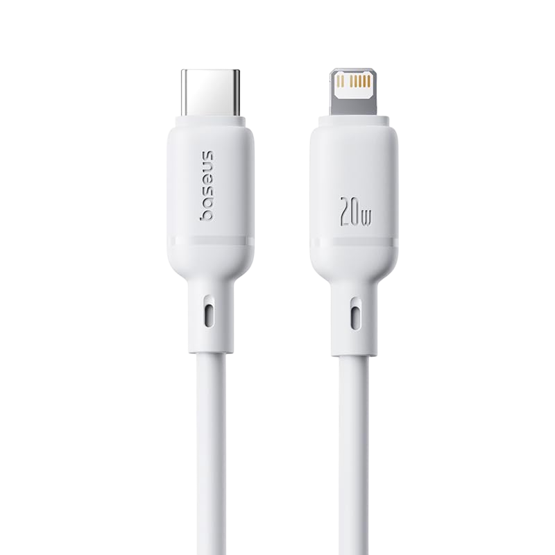 Baseus Silky Series USB-C to Lightning Cable 20W - 2M - White