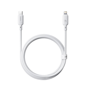 Baseus Silky Series USB-C to Lightning Cable 20W - 1M - White  for sale in Egypt from Games2Egypt