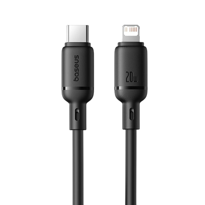 Baseus Silky Series USB-C to Lightning Cable 20W - 2M - Black