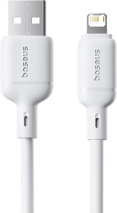 Baseus Silky Series USB-A to Lightning Cable 20W - 2M - White  for sale in Egypt from Games2Egypt