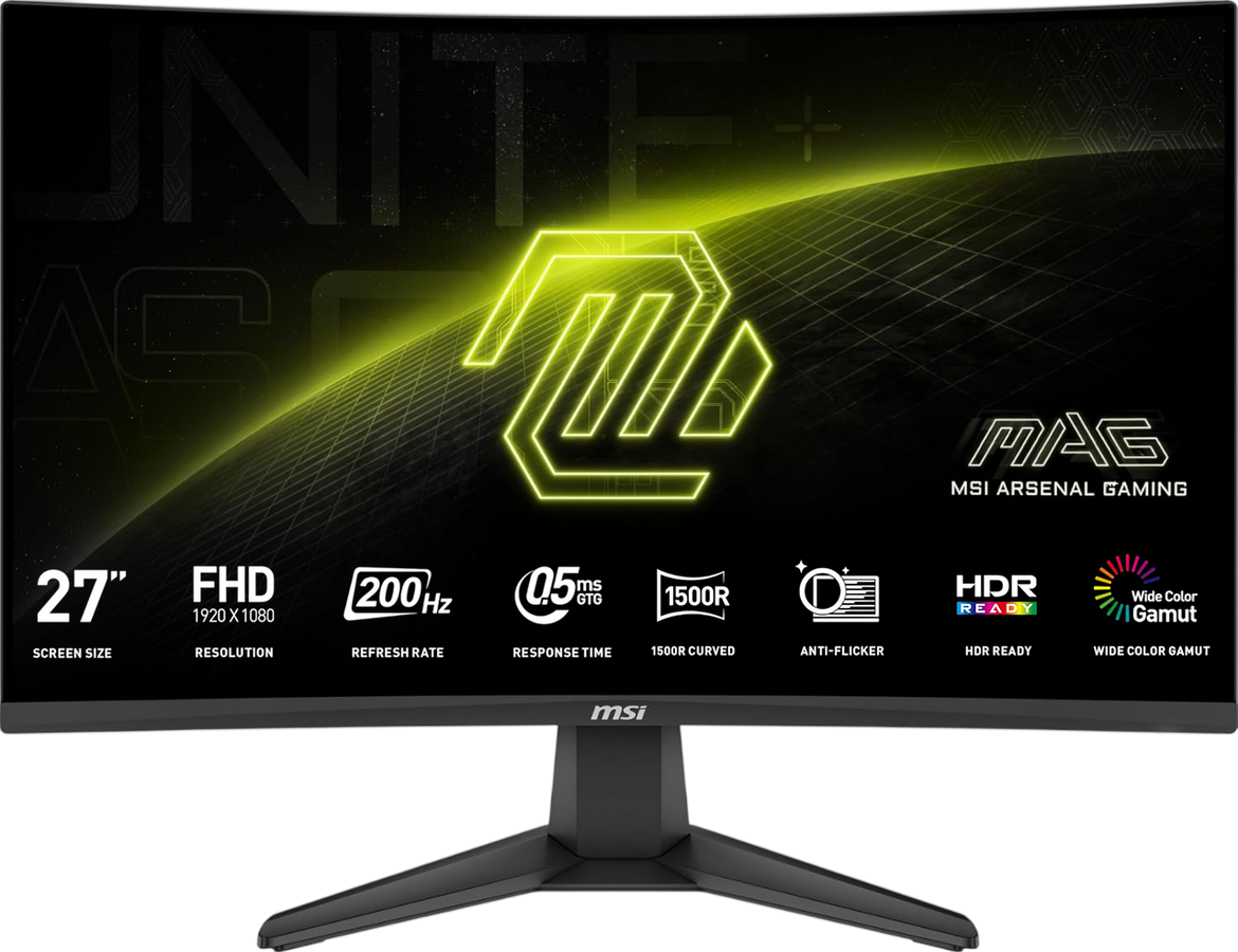 MSI MAG 276CF E20 – 27" FHD 200Hz Rapid VA Curve Gaming Monitor