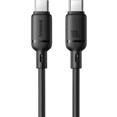 Baseus Silky Series USB-C to USB-C Cable 100W - 1M - Black