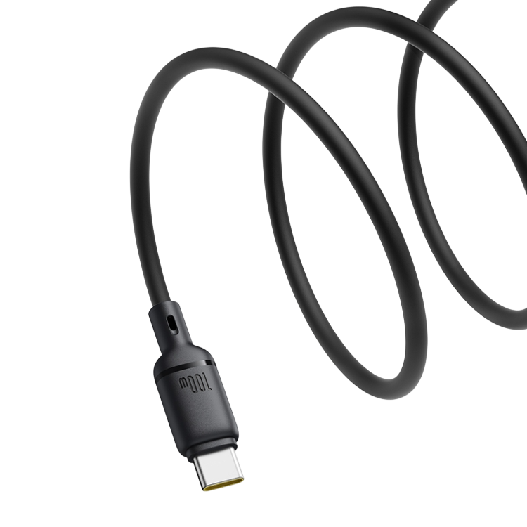 Baseus Silky Series USB-C to USB-C Cable 100W - 1M - Black – image 4