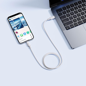 Baseus Silky Series USB-C to USB-C Cable 100W - 1M - White  for sale in Egypt from Games2Egypt