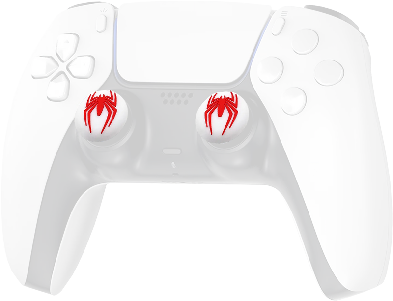 Deadskull Red Spider Thumb Grips White - 4-PCS  for sale in Egypt from Games2Egypt