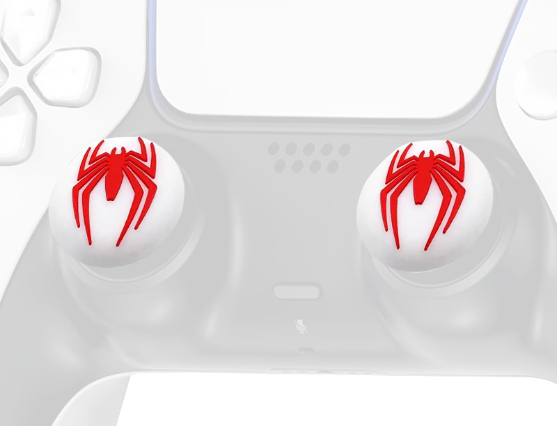 Deadskull Red Spider Thumb Grips White - 4-PCS  for sale in Egypt from Games2Egypt