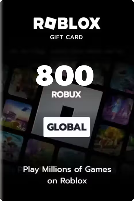 Roblox Card 800 Robux Key Global  for sale in Egypt from Games2Egypt