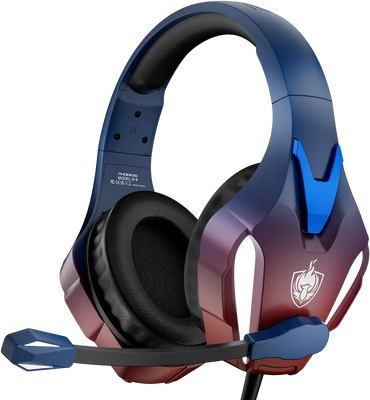 PHOINIKAS H9 Wired Gaming Headset - Blue