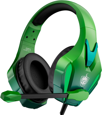 PHOINIKAS H9 Wired Gaming Headset - Green
