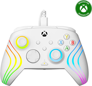 PDP Afterglow Wave Wired RGB Controller for Xbox & PC - White -  for sale in Egypt from Games2Egypt