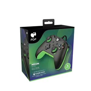 PDP Wired Xbox Controller for Series X|S, One & PC – Neon Black  for sale in Egypt from Games2Egypt