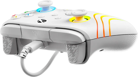 PDP Afterglow Wave Wired RGB Controller for Xbox & PC - White  for sale in Egypt from Games2Egypt