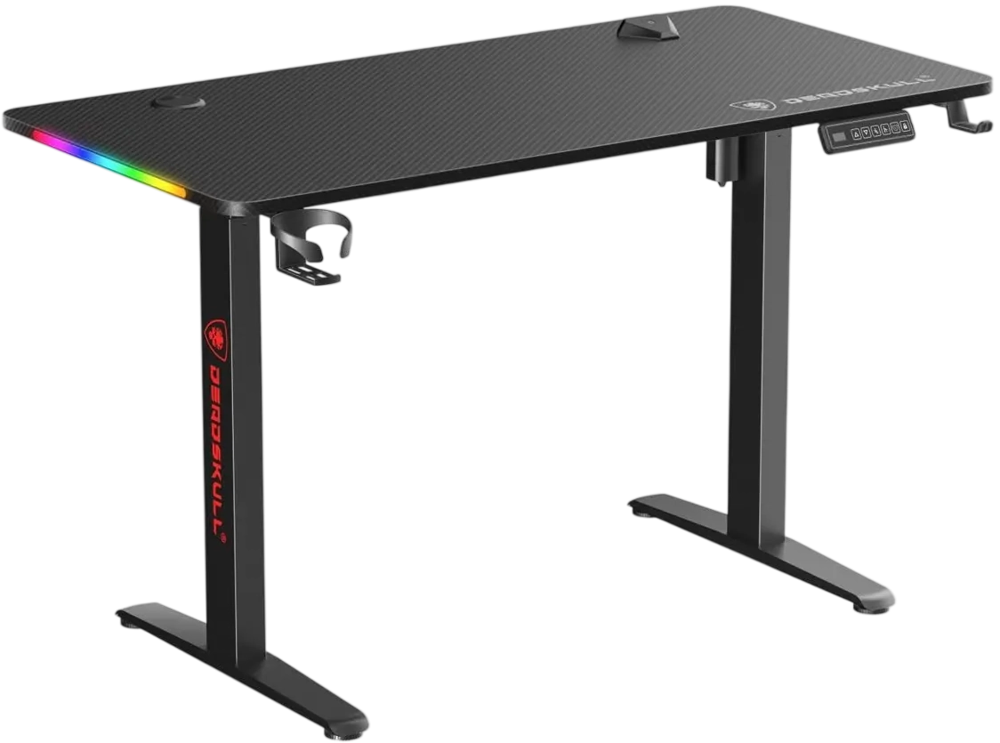 ديدسكل RGB مكتب ألعاب كهربائي قابل لتعديل الارتفاع - بدون ملصق – صورة 3