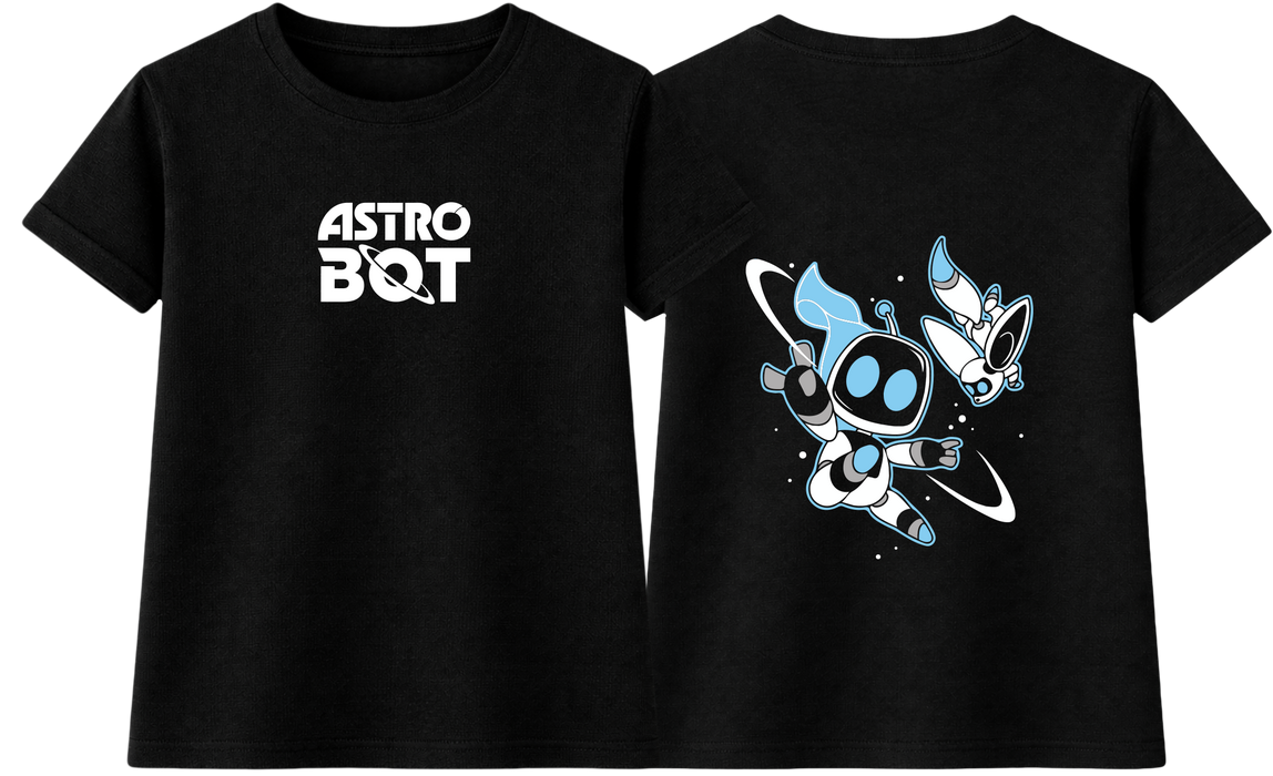 Cosmic Buddy – Astro Bot Kids T-Shirt  for sale in Egypt from Games2Egypt