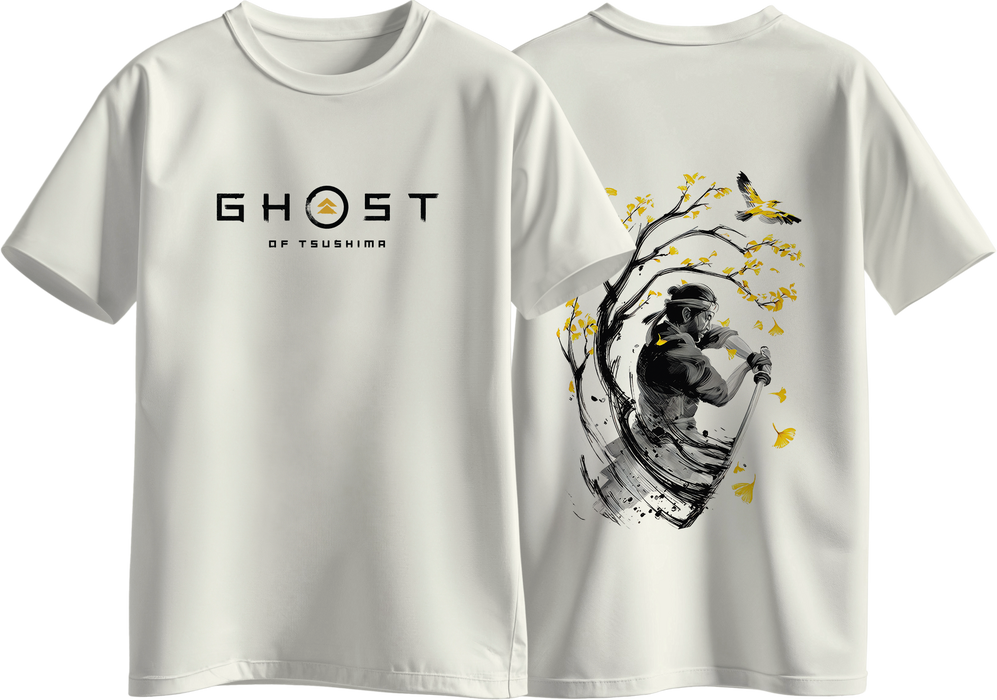 Fallen Ink – Ghost of Tsushima T-Shirt  for sale in Egypt from Games2Egypt