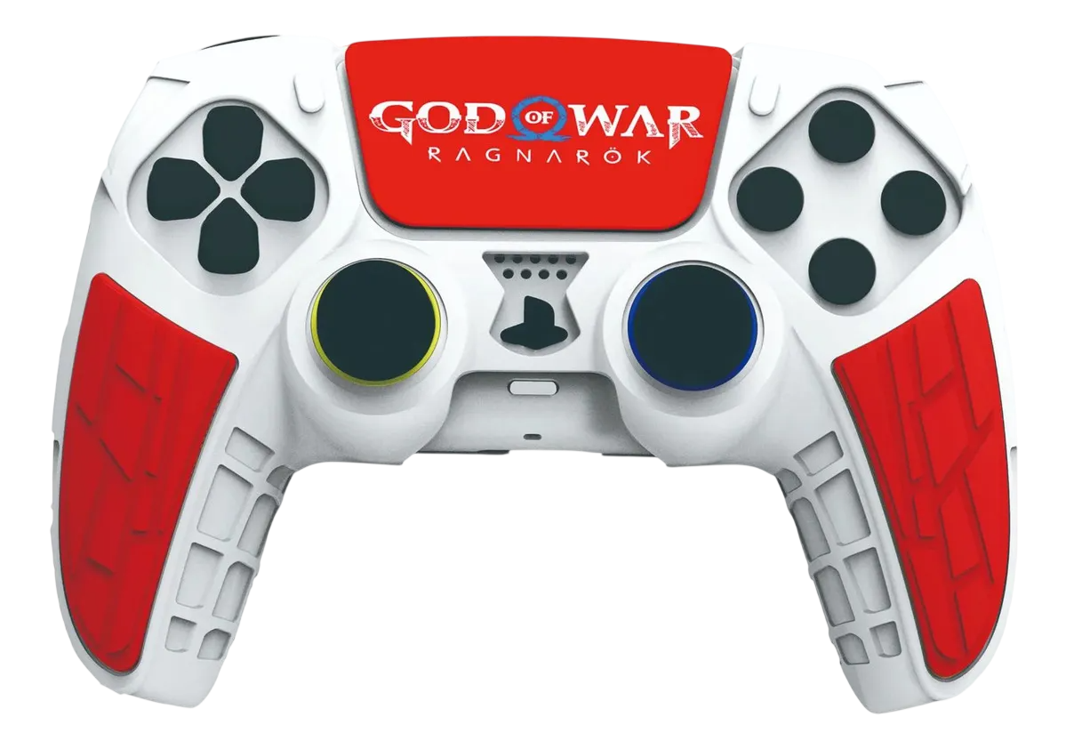 Deadskull Joystick Silicone Case Protector God of War Ragnarok White/Red