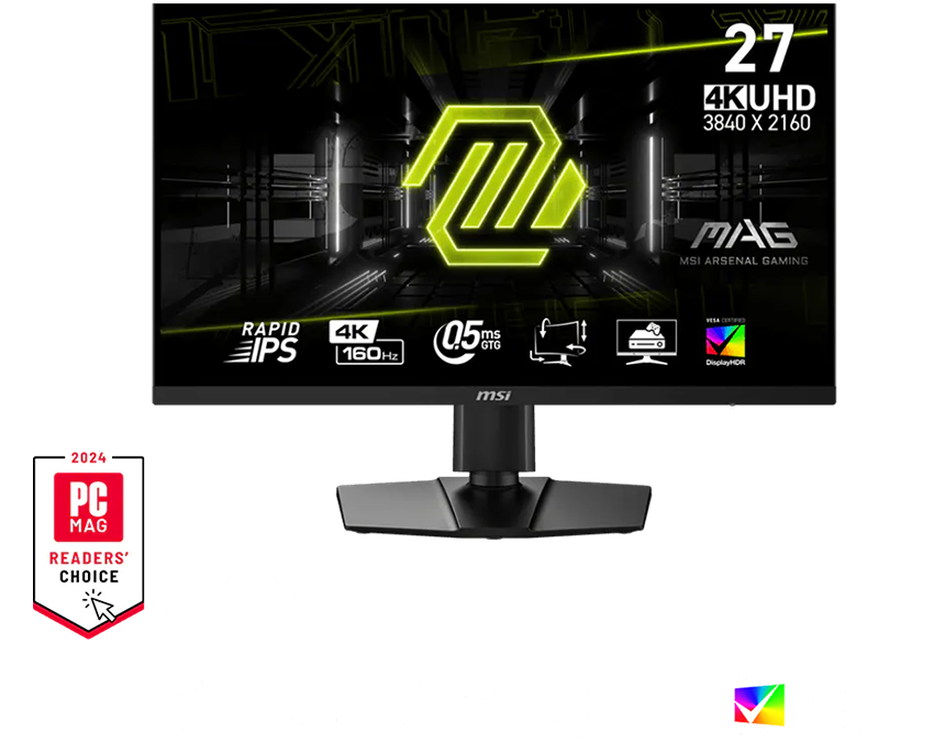 MSI MAG 274UPF E2 – 27 inch 4K UHD 160Hz IPS - Gaming Monitor  for sale in Egypt from Games2Egypt