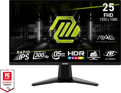 MSI MAG 255XF – 25 inch FHD 300HZ Rapid IPS - Gaming Monitor -  for sale in Egypt from Games2Egypt