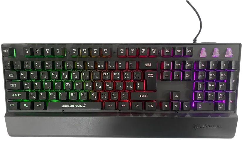 Deadskull Voltix DS040 RGB Wired Gaming Keyboard - Arabic Layout  for sale in Egypt from Games2Egypt