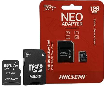 HIKSEMI NEO 128GB MicroSD Card With SD Adapter