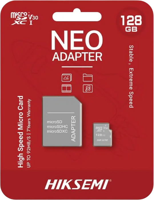 HIKSEMI NEO 128GB MicroSD Card With SD Adapter  for sale in Egypt from Games2Egypt