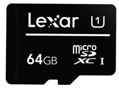 ليكسار Micro SD SDXC UHS-I سعة 64 جيجابايت ميموري كارد -  للبيع في مصر من خلال Games2Egypt