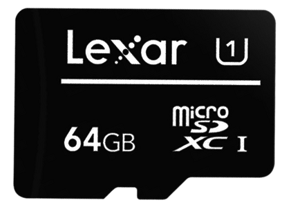 Lexar 64GB Micro SD SDXC UHS-I Memory Card