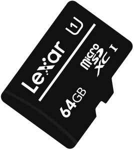 ليكسار Micro SD SDXC UHS-I سعة 64 جيجابايت ميموري كارد  للبيع في مصر من خلال Games2Egypt