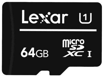 ليكسار Micro SD SDXC UHS-I سعة 64 جيجابايت ميموري كارد  للبيع في مصر من خلال Games2Egypt