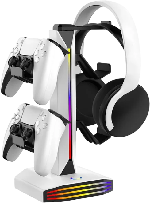 Deadskull RGB Multi-Functional 2-Controller & Headset Stand  for sale in Egypt from Games2Egypt