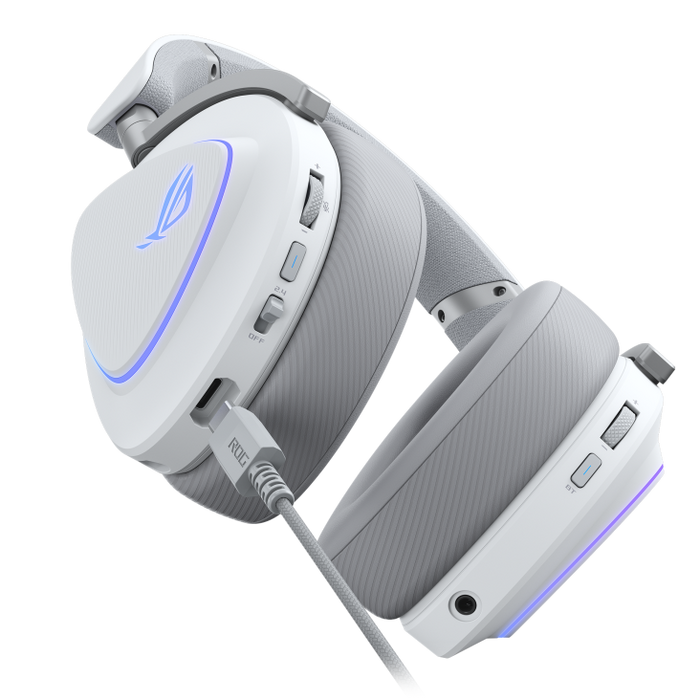ASUS ROG Delta II Tri-mode RGB Wireless Gaming Headset - White - Open Sealed  for sale in Egypt from Games2Egypt