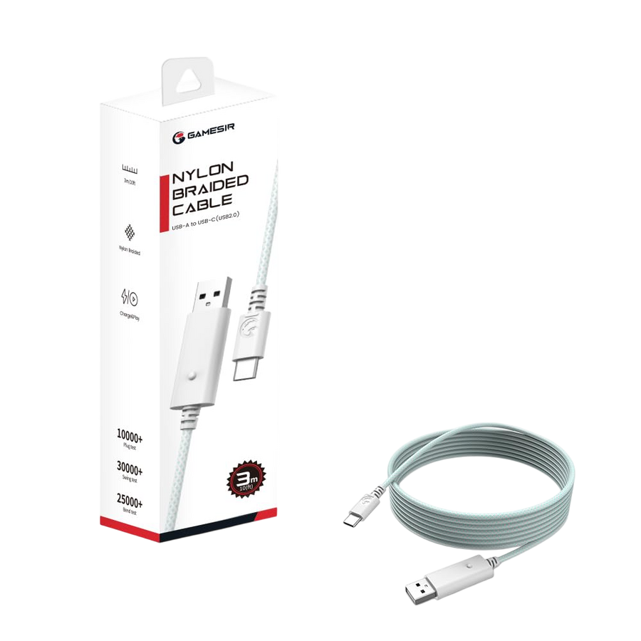 GameSir USB Cable for G7/G7SE/T4 Kaleid - Light Cyan - 3M - Open Sealed – image 2