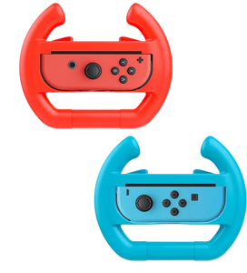 DOBE Controller Steering Wheel For Nintendo Switch Joy-Con - Red & Blue  for sale in Egypt from Games2Egypt