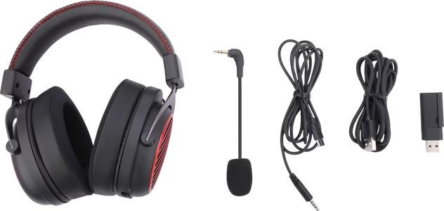 Redragon Luna H540 Pro 4-Mode Wireless Gaming Headset - Black  for sale in Egypt from Games2Egypt