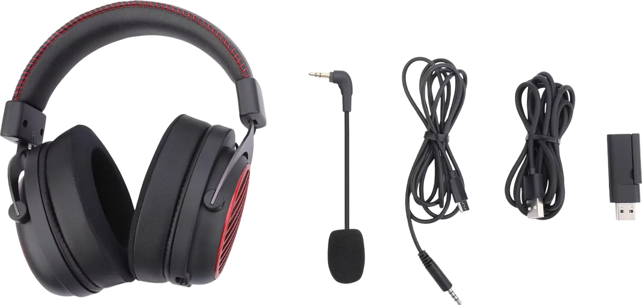 Redragon Luna H540 Pro 4-Mode Wireless Gaming Headset - Black  for sale in Egypt from Games2Egypt